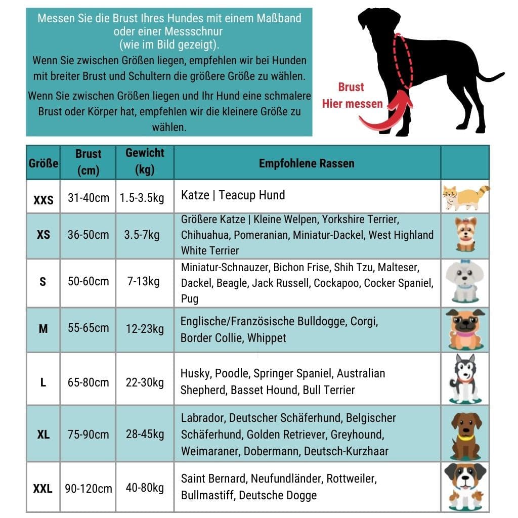 Personalisiertes Atmungsaktives Hundegeschirr (KOSTENLOSER VERSAND) - wunderfriend